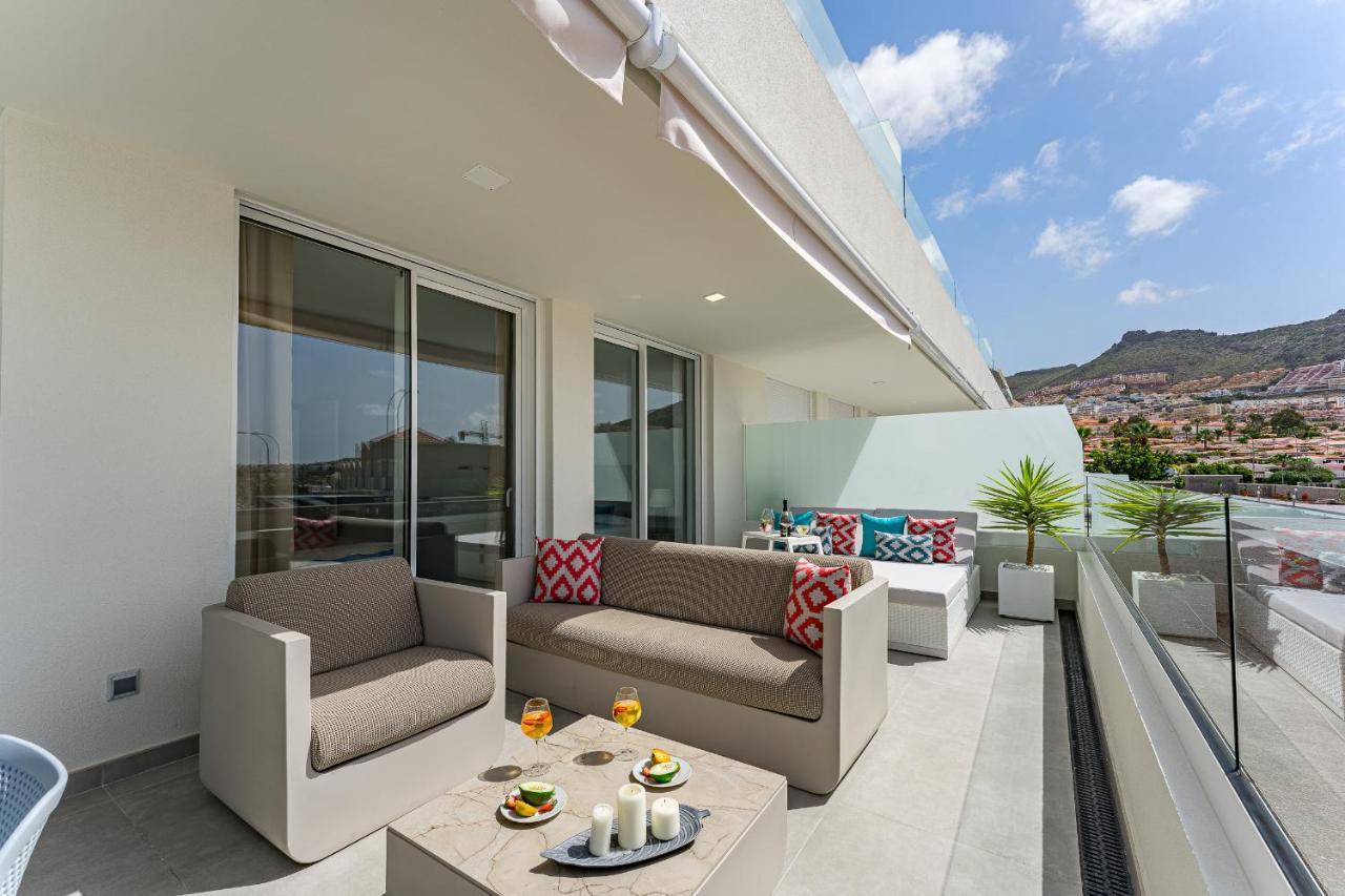 Modern New Apartment Las Terrazas De Costa Adeje. Heated Pool, Big Terrace And Private Parking Экстерьер фото