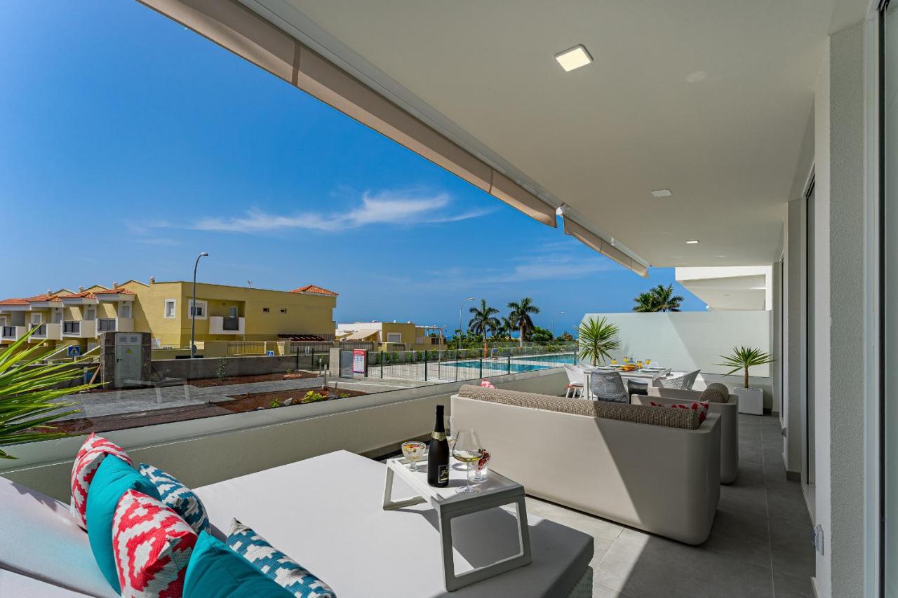 Modern New Apartment Las Terrazas De Costa Adeje. Heated Pool, Big Terrace And Private Parking Экстерьер фото