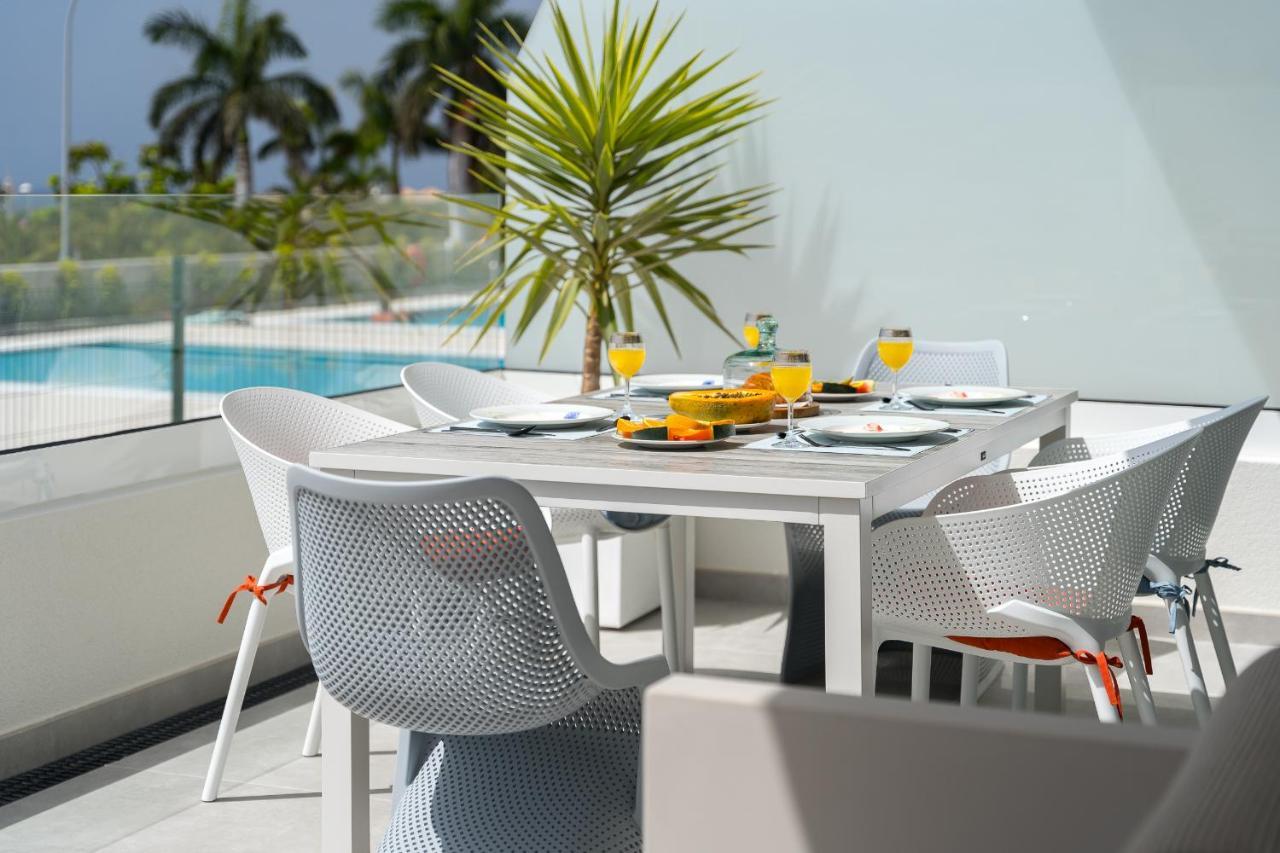 Modern New Apartment Las Terrazas De Costa Adeje. Heated Pool, Big Terrace And Private Parking Экстерьер фото