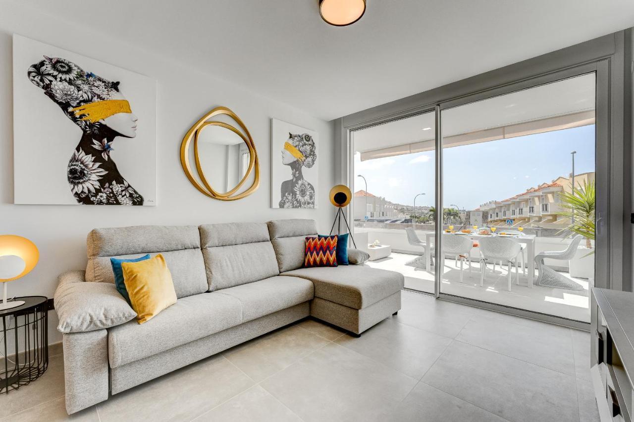 Modern New Apartment Las Terrazas De Costa Adeje. Heated Pool, Big Terrace And Private Parking Экстерьер фото