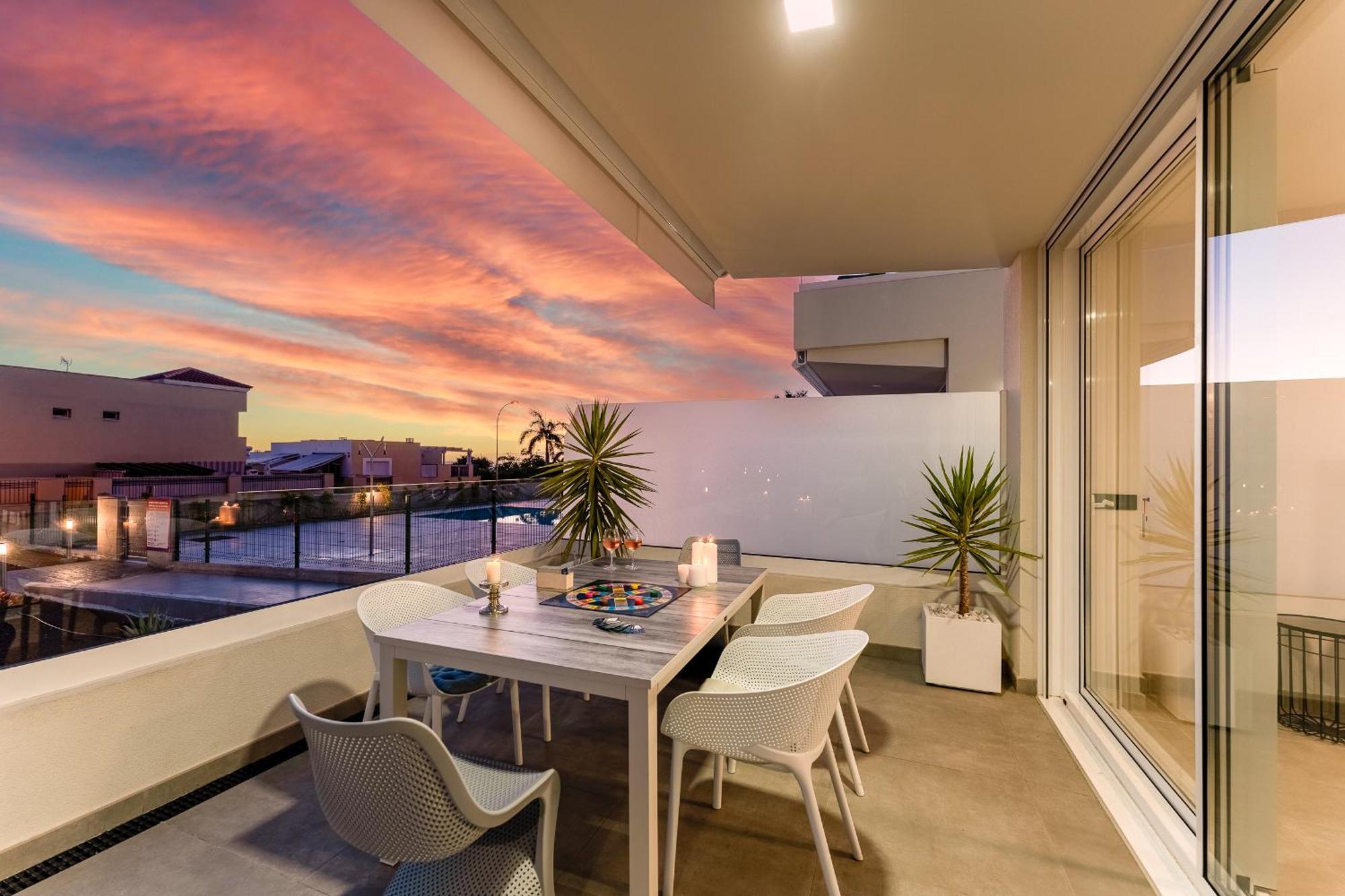 Modern New Apartment Las Terrazas De Costa Adeje. Heated Pool, Big Terrace And Private Parking Экстерьер фото